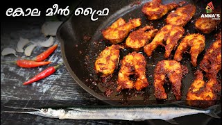 Kola Meen Fry  കോല മീൻ ഫ്രൈ  Garfish Fry in Malayalam [upl. by Savill]