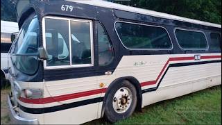 1974 GMC Fishbowl Bus 8V 71 Rubber and Glass [upl. by Quitt]