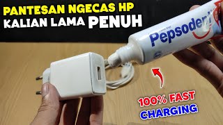 LANGSUNG PENUH  cara mengatasi charger hp yang lambat mengisi daya [upl. by Neerhtak559]