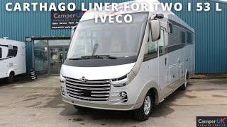 Carthago Liner For Two I 53 L Iveco Motorhome For Sale at Camper UK [upl. by Aicilehp735]