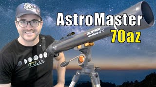 Celestron AstroMaster 70az  Review Assembly amp Testing [upl. by Sixel709]