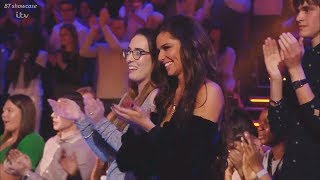 Cheryl in the Audience Interview amp Cheering for Liam Payne X Factor UK 2017 [upl. by Antonino]