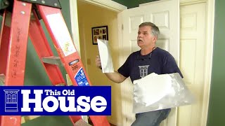 How to Repair a Cracked Drywall Ceiling  This Old House [upl. by Idahs997]