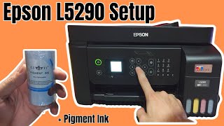 HOw to Setup Epson L5290 Printer using Online installer [upl. by Ramyar]