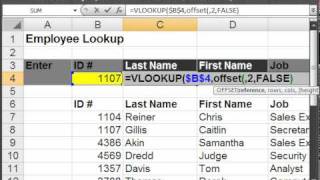 Make a Dynamically Updated Vlookup Table in Microsoft Excel [upl. by Orat]