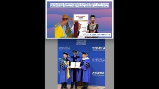 Korea Yahaye Kagame Diplôme mu BWICANYI  IJWI ryanjye NDARYIHAYE Wowe Uzatora NDE  Noble MARARA [upl. by Labotsirc]