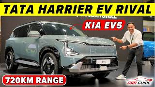 KIA EV5 Electric SUV  Tata Harrier EV amp XUV700 Electric Rival  Full Walkaround🔥New Kia SUV India [upl. by Chuck881]