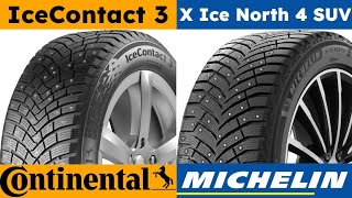 Continental IceContact 3 vs Michelin X Ice North 4 SUV [upl. by Naved]