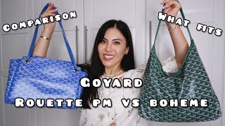 Goyard Boheme Hobo Bag vs Rouette PM Bag Which one is better [upl. by Libyc955]