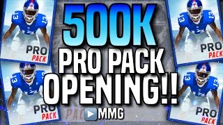 500k Pro Pack Opening Madden Mobile [upl. by Okkin]