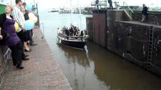 Carolinensiel Harlesiel Hochzeit auf einer Jacht in der Schleuse Kirchlich [upl. by Nylhsoj]