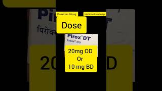 piroxicam dispersible tablets in hindi [upl. by Naesal592]