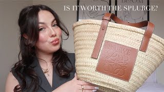 LOEWE BASKET BAG REVIEW 💌  Price Quality and IS IT WORTH IT [upl. by Thia]