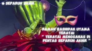 Raman Rashidah Utama  Teratai  Semi Final The Masked Singer Malaysia Musim ke 4 [upl. by Sig855]