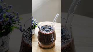 HEALTHY Blueberry 🫐 Smoothie ASMR smoothie [upl. by Anaej21]