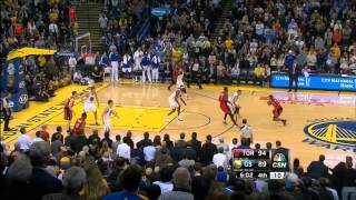 Golden State Warriors 27 point comeback vs Raptors 20131204 [upl. by Aneelahs]