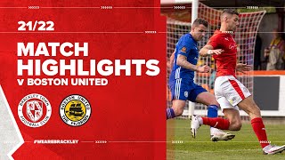 HIGHLIGHTS Brackley Town 0 1 Boston United [upl. by Aramat195]