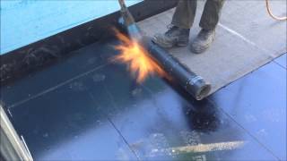 Melbourne Torch on Waterproofing Membrane System to Balcony from Australian Waterproofing Company [upl. by Anai548]