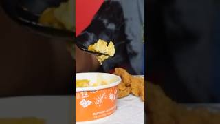 Popeyes 🍗 ASMR asmrsounds asmreating [upl. by Arikihs887]