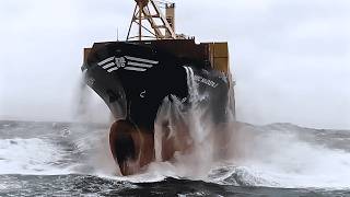 You Will Never Want to Board a Ship Again After This Video Ships Braving The Storm [upl. by Sherlock]