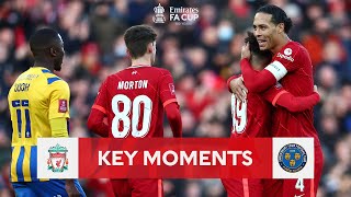 Liverpool v Shrewsbury Town  Key Moments  Third Round  Emirates FA Cup 202122 [upl. by Enelav415]