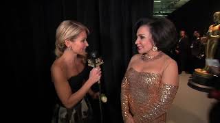 Dame Shirley Bassey Interviews about her performance at the Oscars 2013 [upl. by Aij833]