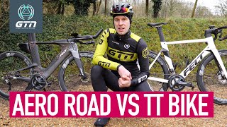 Aero Road Vs TT Bike  Which Bike For Triathlon [upl. by Joselow]