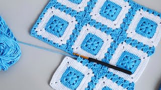 Revealing the Ultimate Crochet Hack How to Easily Join Granny Squares Without Breaking Yarn [upl. by Coletta]