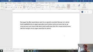 Word  6  Tekst inspreken in Word dicteren [upl. by Silbahc]