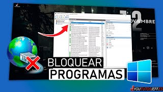 Bloquear un Programa con FIREWALL de Windows ✅ Bloquear Acceso a Internet [upl. by Nosaj]