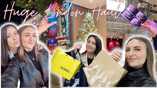 HUGE LONDON CHRISTMAS SHOPPING HAUL [upl. by Nirraj973]