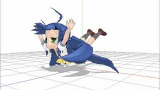 【MMD】 Random models flop like fish to unfitting music [upl. by Ardehs]