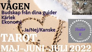 Vågen ♎️ Majjunijuli 2022 Budskap från dina guider Kärlek Ekonomi JaNejKanske Tarot  Healer K [upl. by Nilved]