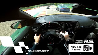 MEGANE 4 RS Agressive driving lap record 024505 SPA Francorchamps hotlap [upl. by Ahsikrats]