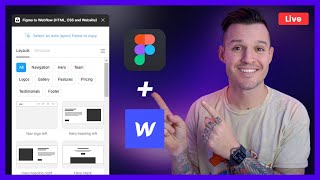 Figma to Webflow  Fast amp Easy Website Creation [upl. by Ccasi]