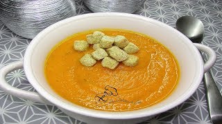 receta crema de calabaza y zanahoria facil [upl. by Roma889]