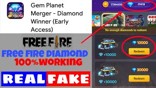 Gem planet app real or fake  gem planet app use kaise Karen  gem planet diamond redeem  free fire [upl. by Clarance746]