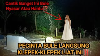 PERTAMA DI INDONESIA TEREKAM PENAMPAKAN HANTU BULE CANTIK [upl. by Hodgkinson]