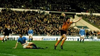 Wolves v Manchester City League Cup Final 2nd March 1974 First Half [upl. by Oiralednac]