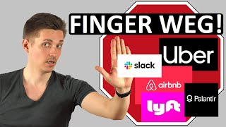 Börsengänge 2019 Finger weg von IPOs Uber Lyft Airbnb und Co [upl. by Neural]