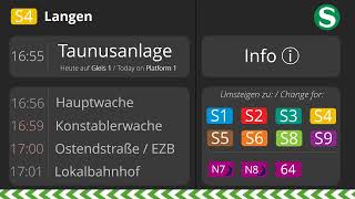 Concept Design for S Bahn RheinMain  Taunusanlage S4 [upl. by Ecadnac]