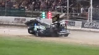 Superstock Consolation  Palmerston North Speedway  5224 [upl. by Ycnaffit]