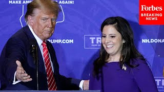 Trump Invites Elise Stefanik To Stage At New Hampshire Rally As VP Buzz Around Her Intensfies [upl. by Ebocaj]