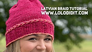 Latvian Braid Tutorial [upl. by Stoecker]