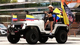 Colombian Day Parade Queens Desfile Colombiano 2024 4k [upl. by Acinonrev]