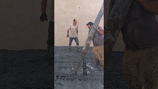 concreting the roof concrete construction engineering engineer building shorts short [upl. by Letitia]