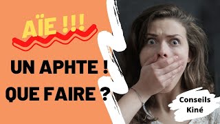 😛 7 astuces pour soigner un aphte naturellement [upl. by Floss]