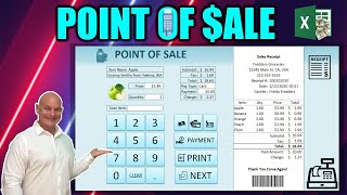 How To Create A Powerful Point Of Sale POS Application In Excel Full Training amp Free Download [upl. by Yukio]