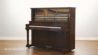 Blue Hoosier Blues  Kurtzmann Upright Piano w QRS PNOmation Player Piano System [upl. by Leryt120]