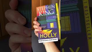 Unboxing the UK first edition paperback of Holly by Stephen King 🤓📚 [upl. by Justis]